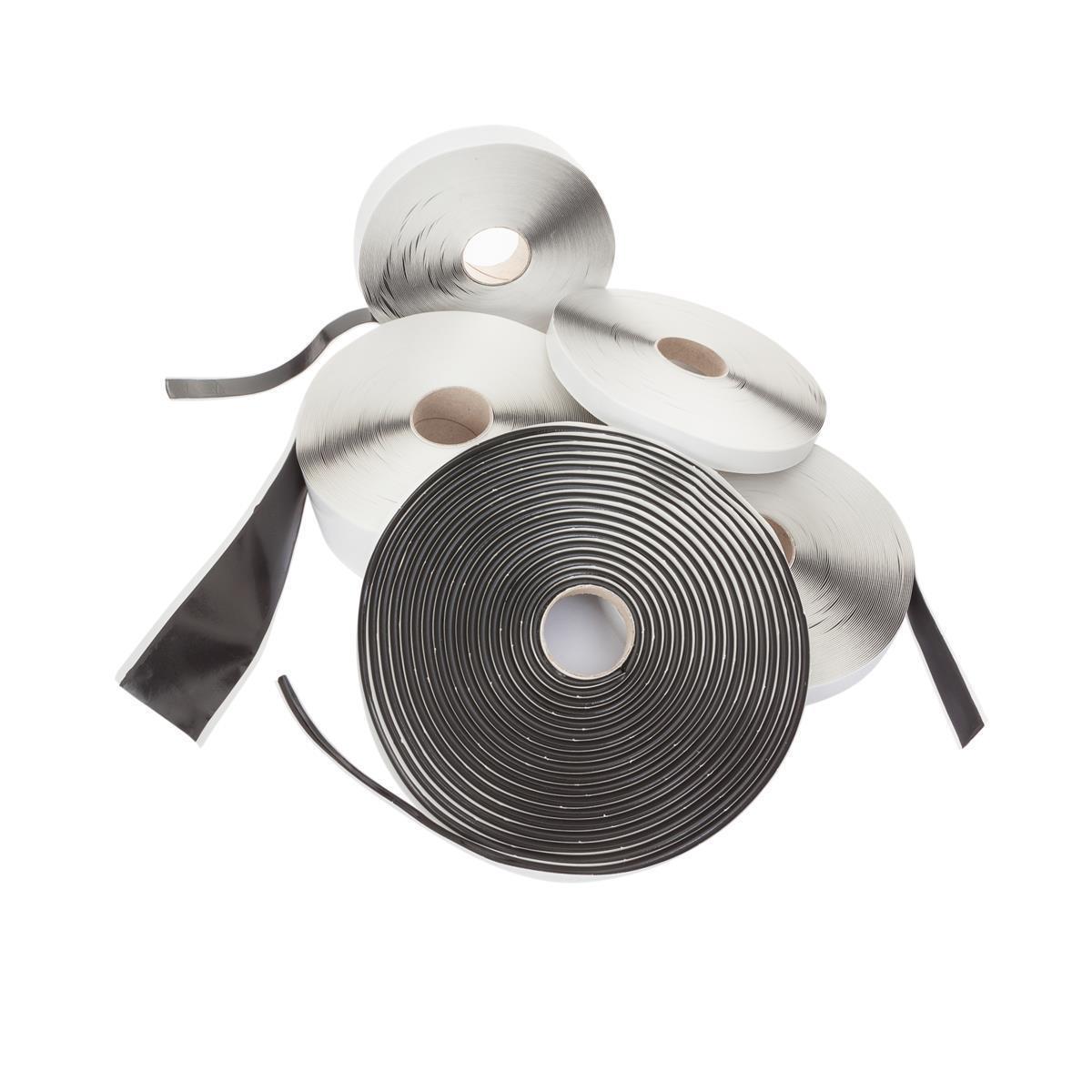 Butylband Schwarz beidseitig klebend 50 mm x 2 mm x 10 m