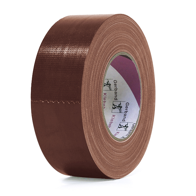 Gewebeband "Gaffer-Tape" braun, 50 mm x 50 m