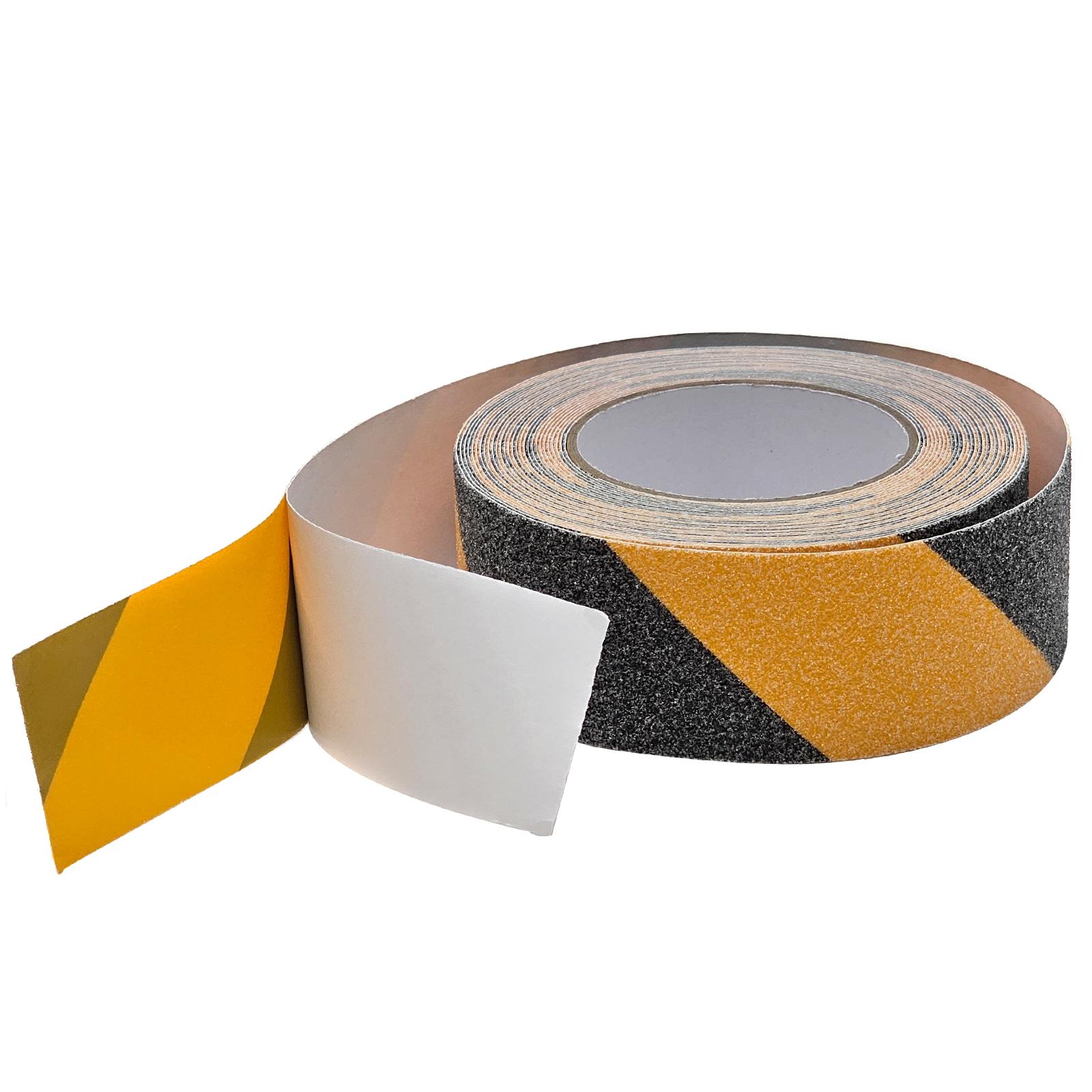 Anti Rutsch Band - 50 mm x 10 Meter Schwarz-Gelb