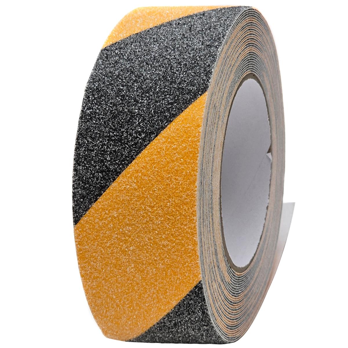 Anti Rutsch Band - 50 mm x 10 Meter Schwarz-Gelb
