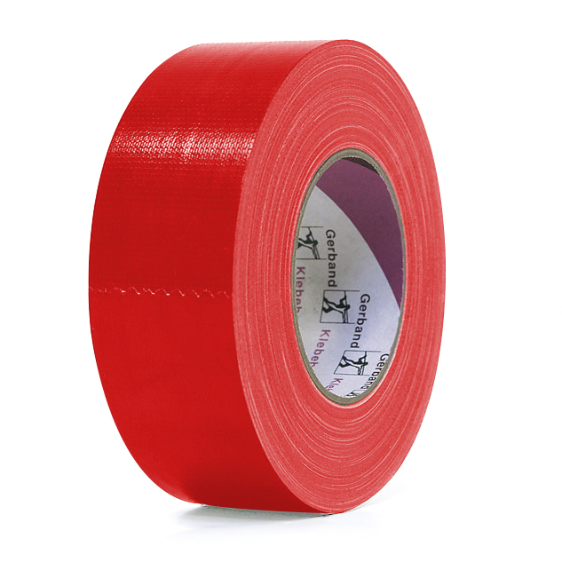 Gewebeband "Gaffer-Tape" rot, 50 mm x 50 m