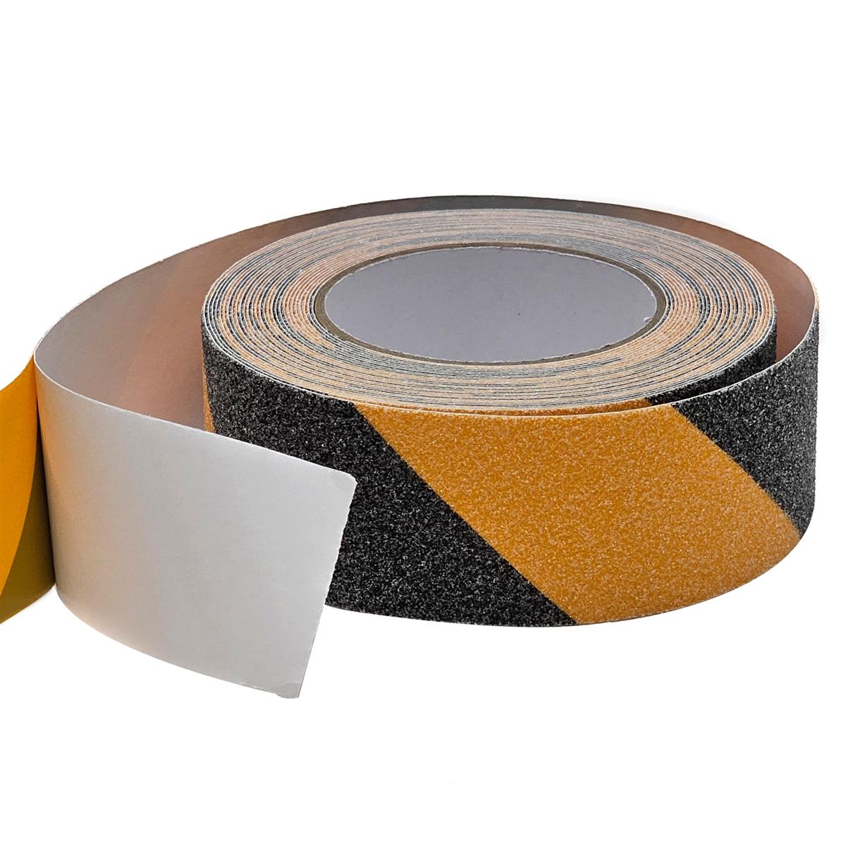 Anti Rutsch Band - 50 mm x 10 Meter Schwarz-Gelb